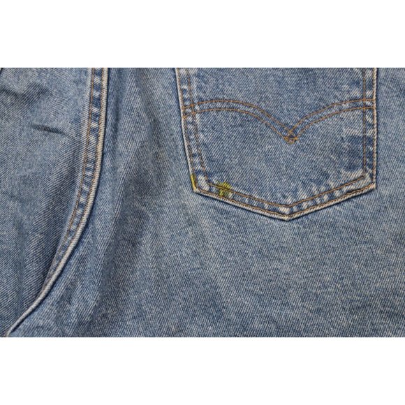 Vintage 90s Levis 505 Orange Tab Mens 34 Thrashed Denim Jean Shorts Jorts USA - Picture 16 of 16